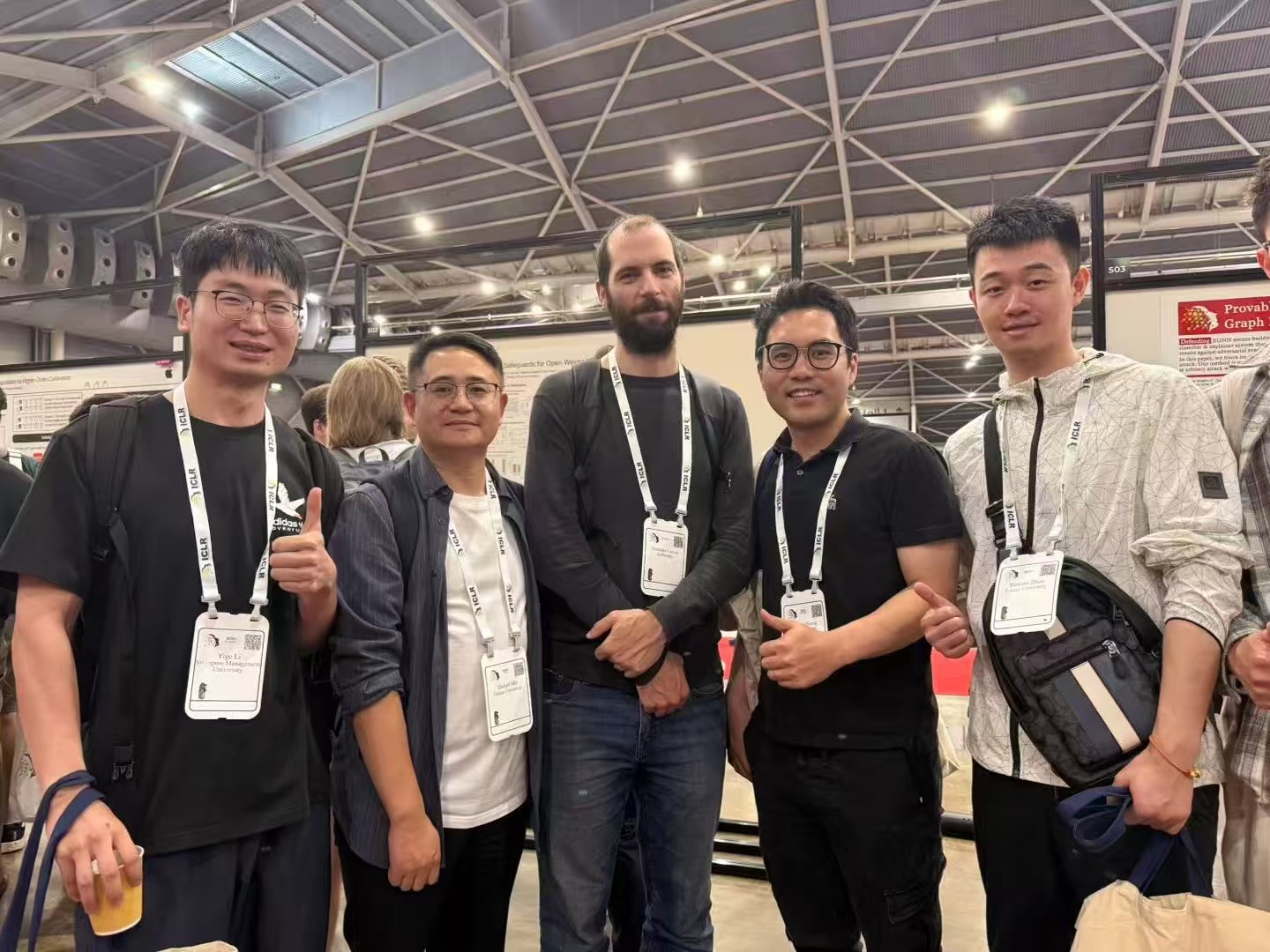 Group photo in the ICLR poster hall
