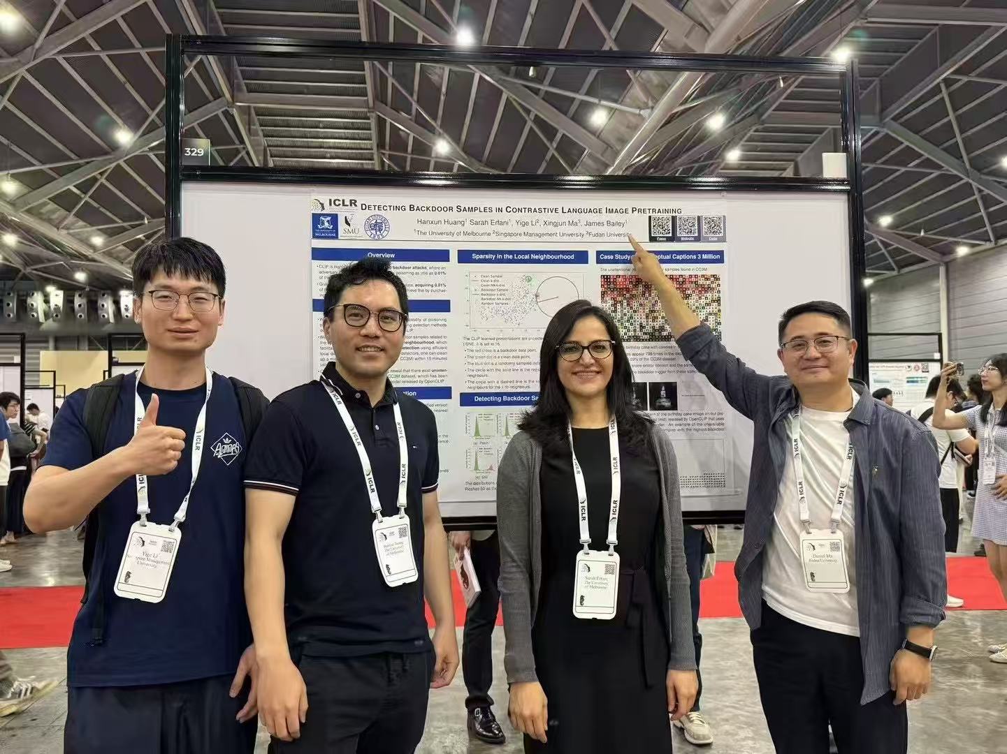 Presenting the backdoor sample detection poster