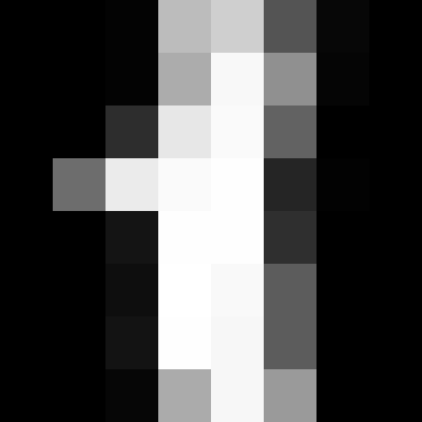 Handwritten digit 1 after a small pixel perturbation
