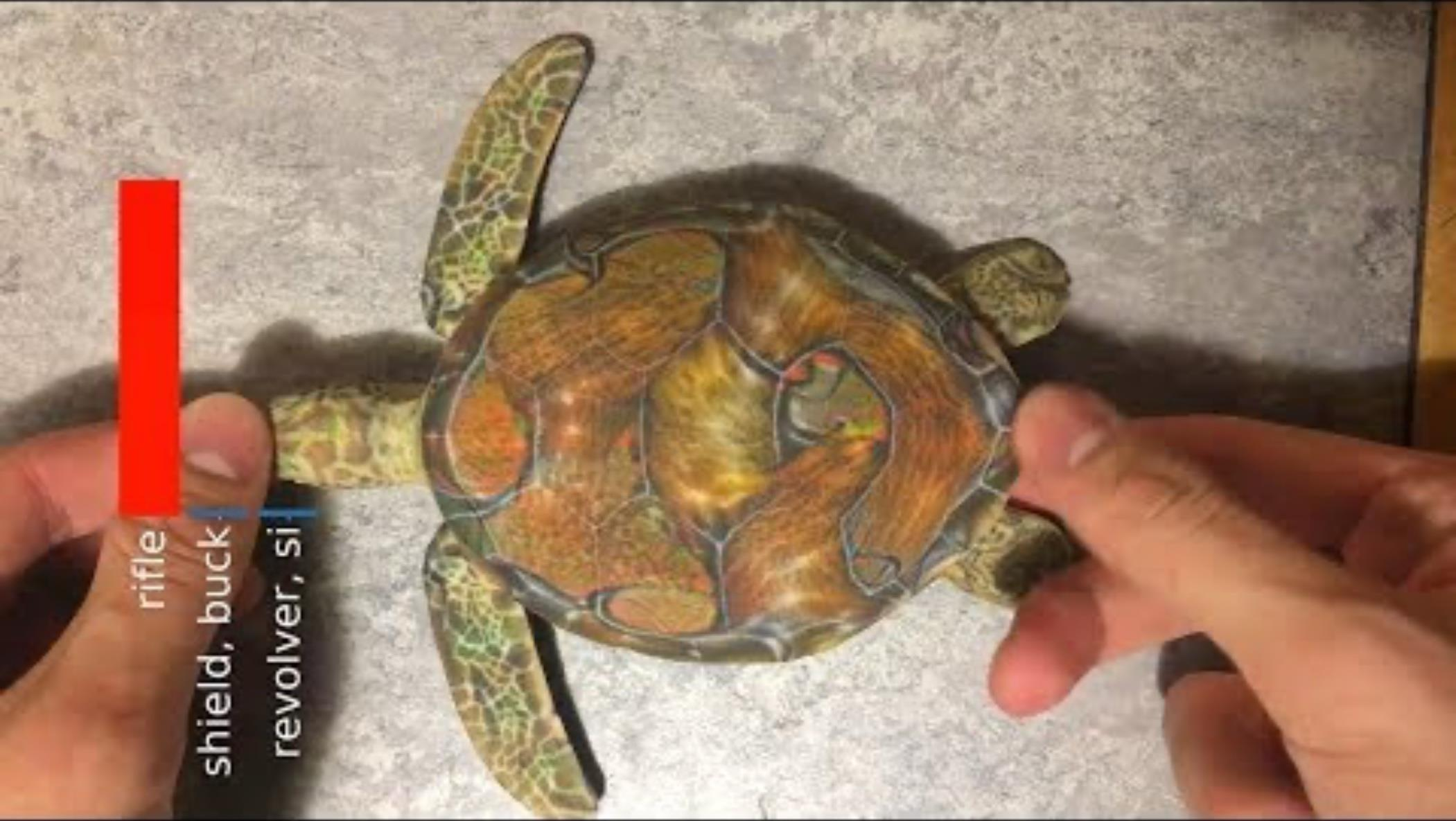 Published 3D-printed adversarial object example from Athalye and colleagues.